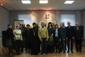 11 октября в Институе Теологии состоялось открытие выставки работ Татьяны и Андрея Косиковых. 11 октября в Институе Теологии состоялось открытие выставки работ Татьяны и Андрея Косиковых.